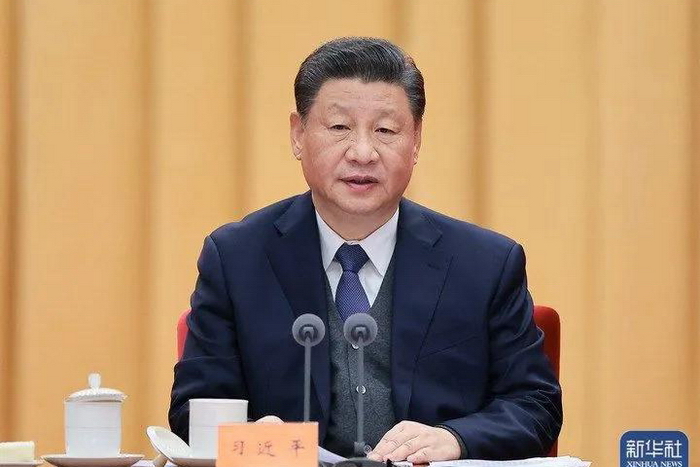 1月18日，中共中央总书记、国家主席、中央军委主席习近平在中国共产党第十九届中央纪律检查委员会第六次全体会议上发表重要讲话。新华社记者 姚大伟 摄.jpg