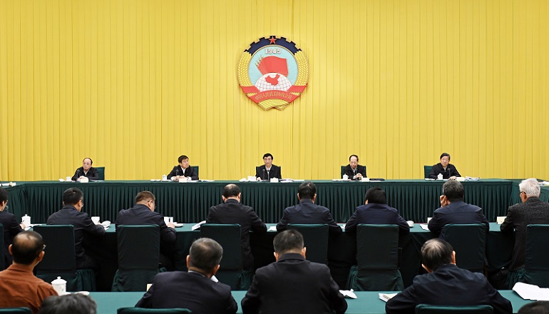 12月6日，全国政协在北京召开“中华文明发展史研究阐释传播”专家协商会。中共中央政治局常委、全国政协主席王沪宁出席并讲话。 人民政协报记者 姜贵东 摄.jpg