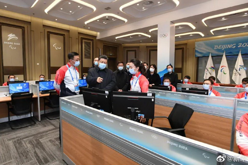 习近平在北京考察冬奥会、冬残奥会筹办备赛工作11.jpg
