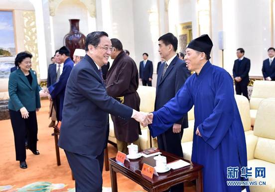 2月4日,中共中央政治局常委、全国政协主席俞正声邀请全国性宗教团体负责人在北京座谈,共庆新春佳节,并代表中共中央和习近平总书记向全国宗教界人士和广大信教群众致以新春的祝福。新华社记者 李涛 摄..jpg 2月4日,中共中央政治局常委、全国政协主席俞正声邀请全国性宗教团体负责人在北京座谈,共庆新春佳节,并代表中共中央和习近平总书记向全国宗教界人士和广大信教群众致以新春的祝福。新华社记者 李涛 摄..jpg