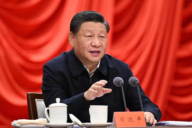 1月11日，省部级主要领导干部学习贯彻党的十九届六中全会精神专题研讨班在中央党校（国家行政学院）开班。中共中央总书记、国家主席、中央军委主席习近平在开班式上发表重要讲话。新华社记者 李学仁 摄.jpg