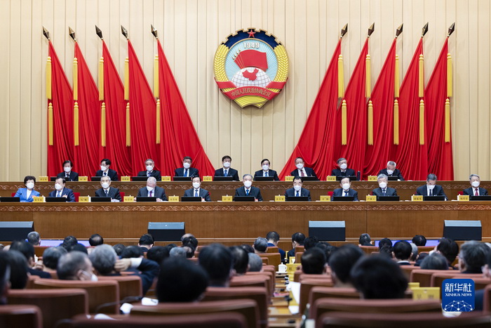 1月15日上午，政协第十三届全国委员会常务委员会第二十五次会议在北京开幕。全国政协主席汪洋出席开幕会。新华社记者 刘彬 摄.jpg